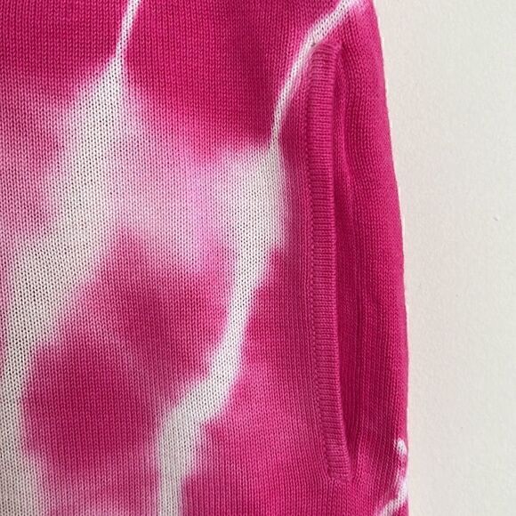 NWT GENERATION LOVE Anna Tie Dye Knit Jogger In Pink & White Size S - Picture 5 of 12